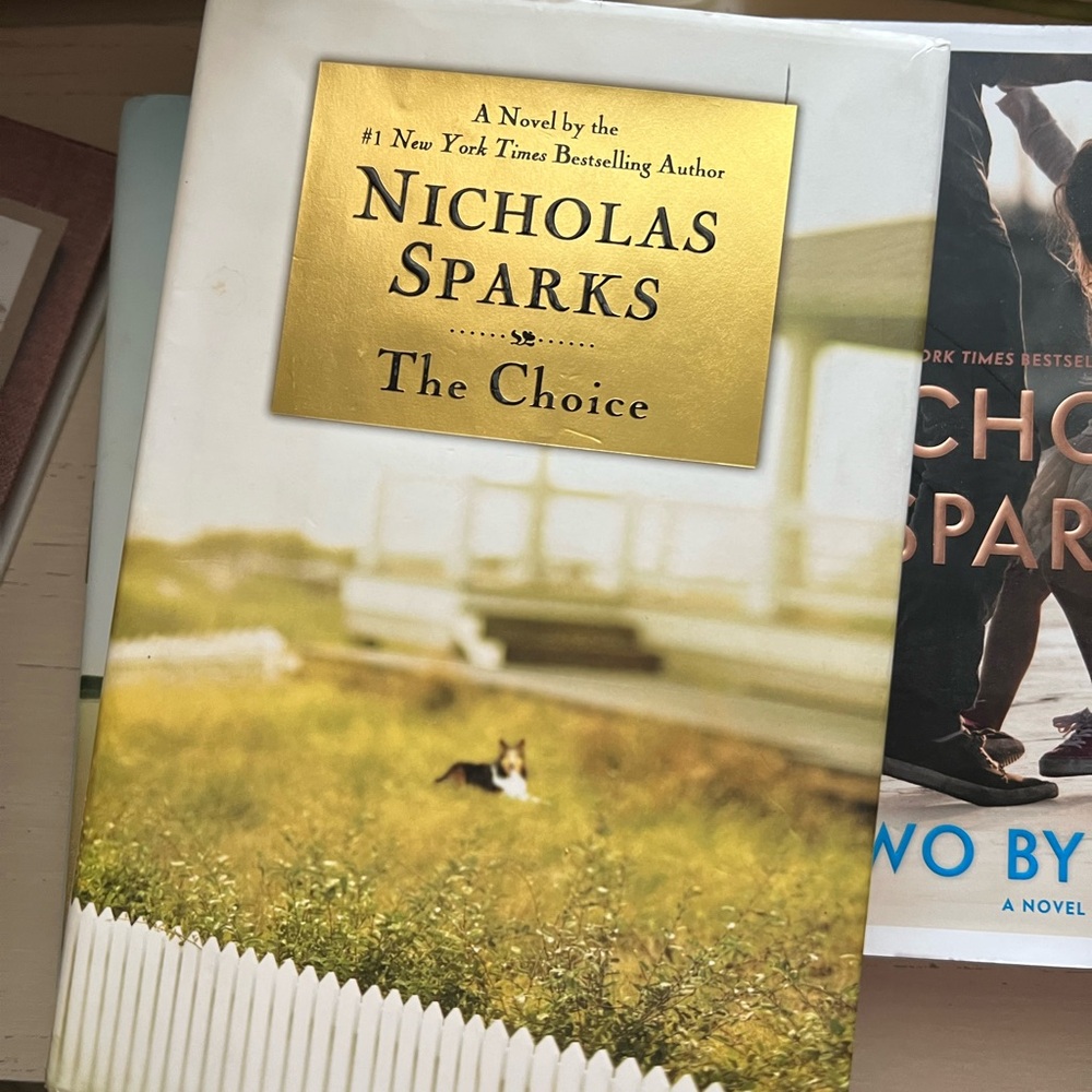 Nicholas Sparks 'The Choice' Hardcover Book